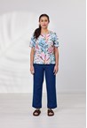 TATUM TEE - pink flora